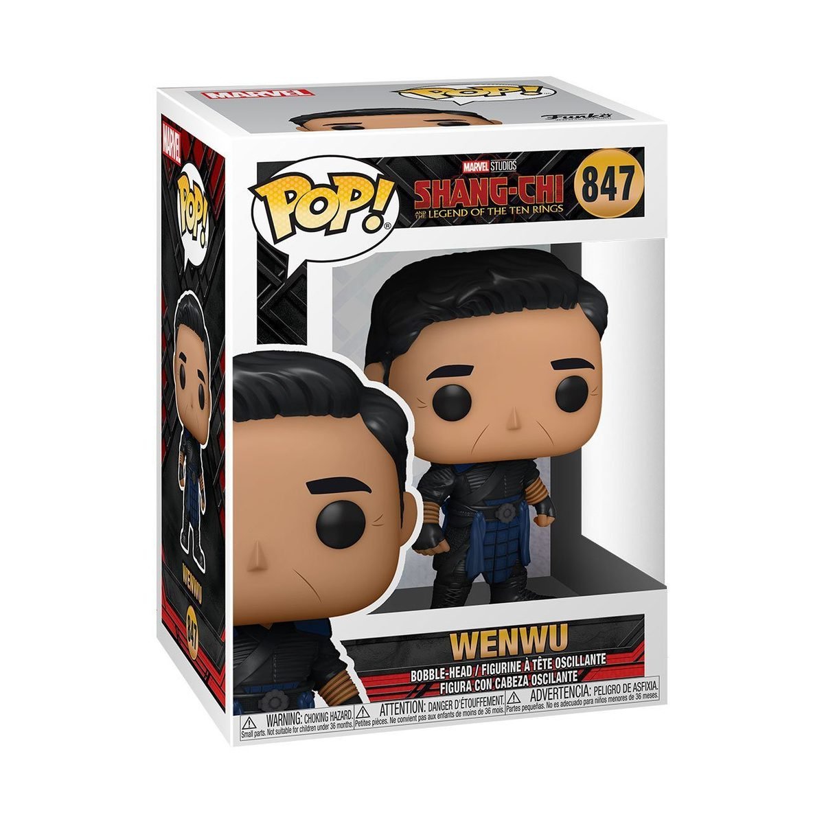 Funko POP! Marvel, figurka kolekcjonerska, Shang-Chi, Wenwu, 847