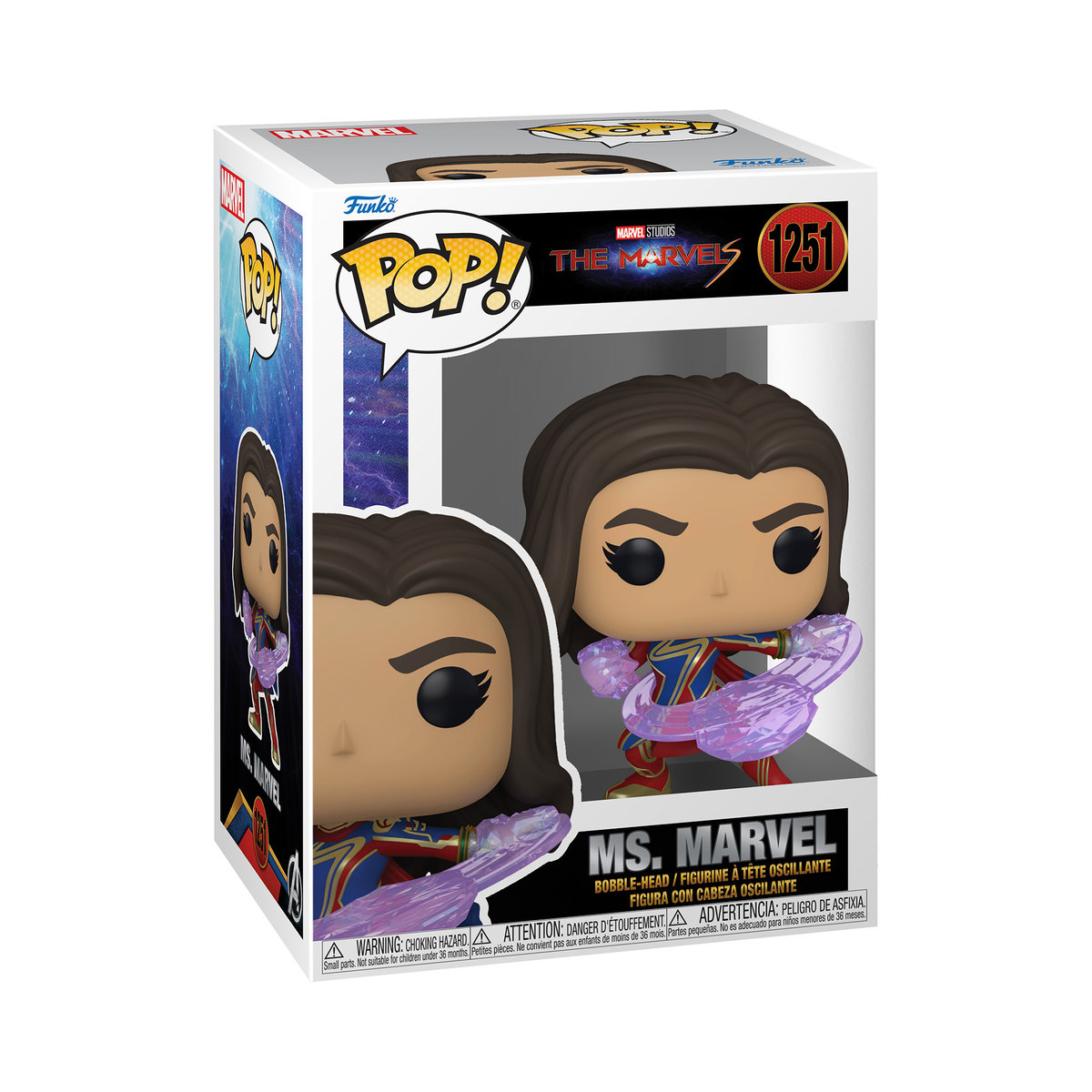 Zdjęcia - Figurka / zabawka transformująca Funko POP! Marvel, figurka kolekcjonerska, The Marvels, Ms. Marvel, 1251 