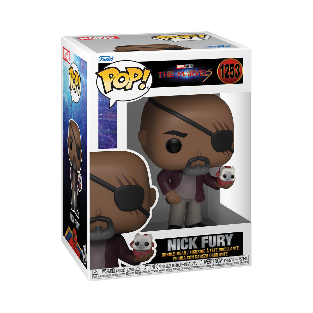 Funko POP! Marvel, figurka kolekcjonerska, The Marvels, Nick Funko POP! Marvel, figurka kolekcjonerska, The Marvels, Nick
