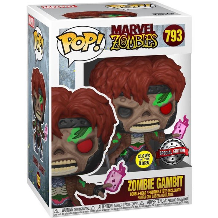 Funko POP! Marvel, figurka kolekcjonerska, Zombie Gambit, Glow, 793