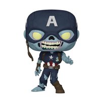 Funko POP! Marvel What If…?, figurka kolekcjonerska, Zombie Captain America, Edycja Specjalna, 948