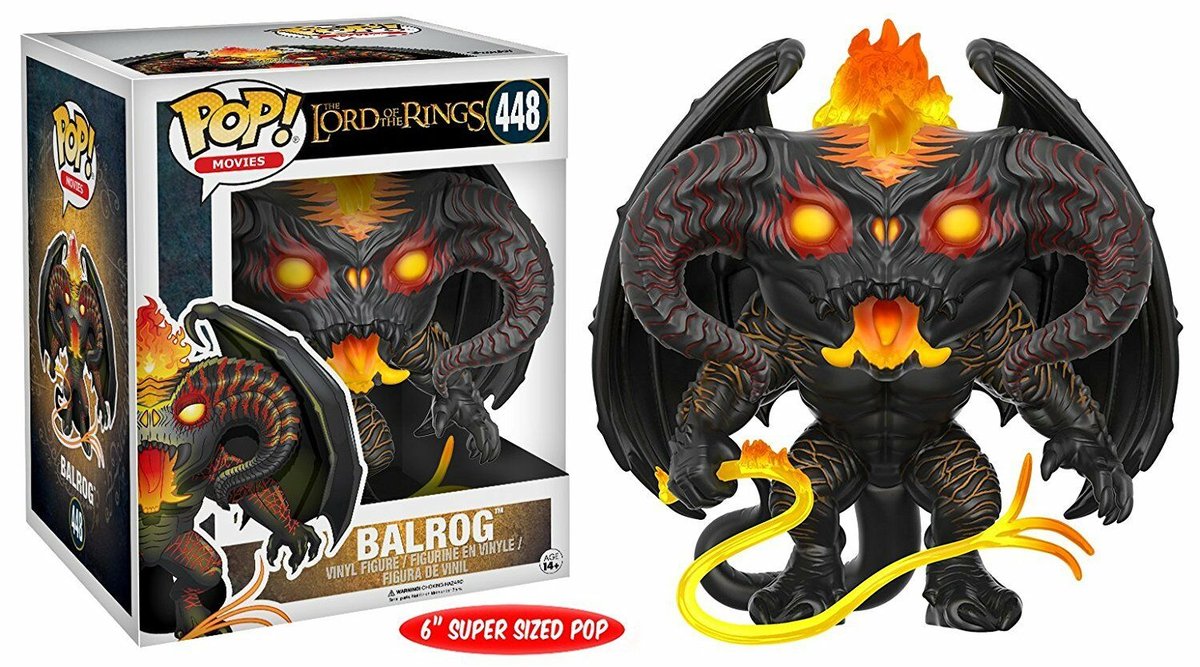 Funko POP! Movies, figurka kolekcjonerska, Władca Pierścieni, Balrog, 448