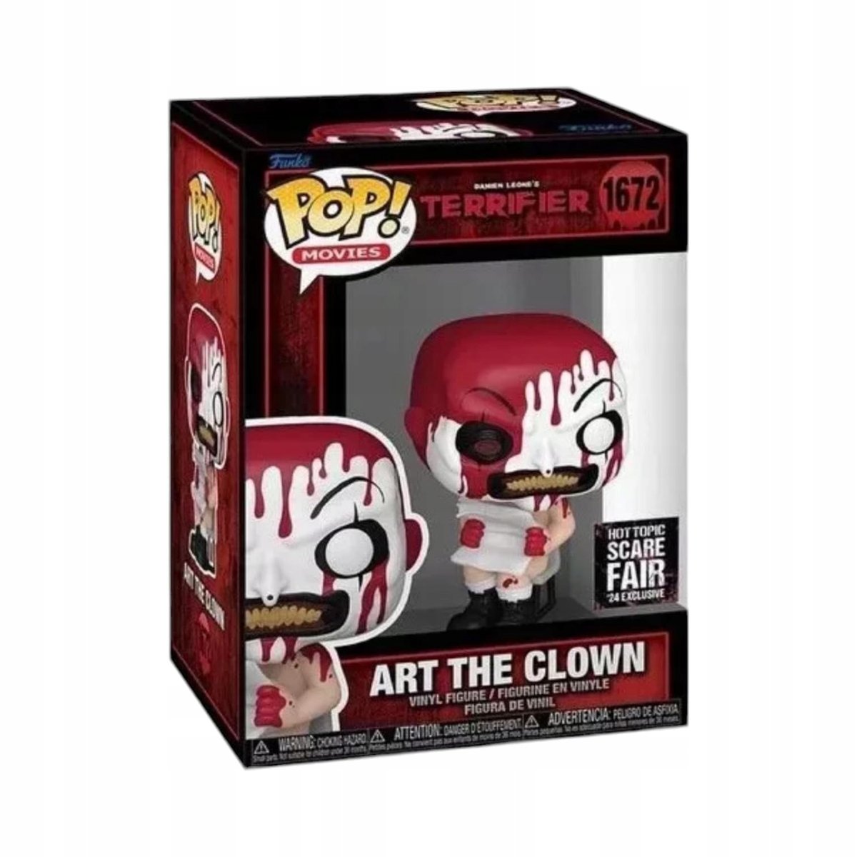 Terrifier: Funko Pop! Art the Clown Vinyl Figure