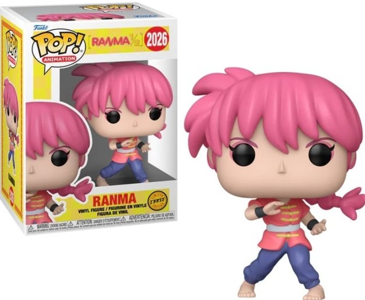 Funko Pop! Ranma 1/2 Vinyl Figures – #2026 Common & CHASE Set Of 2