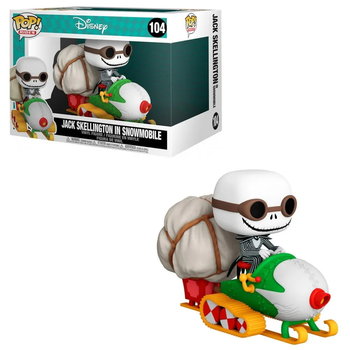 Funko POP! Rides, figurka kolekcjonerska, Disney, Jack Skellington in Snowmobile, 104 - Funko POP!