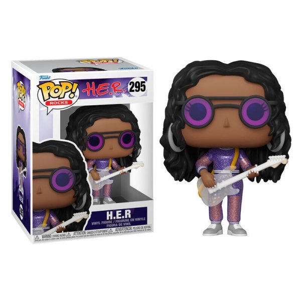 Zdjęcia - Figurka / zabawka transformująca Funko POP! Rocks, figurka kolekcjonerska, H.E.R, 295 