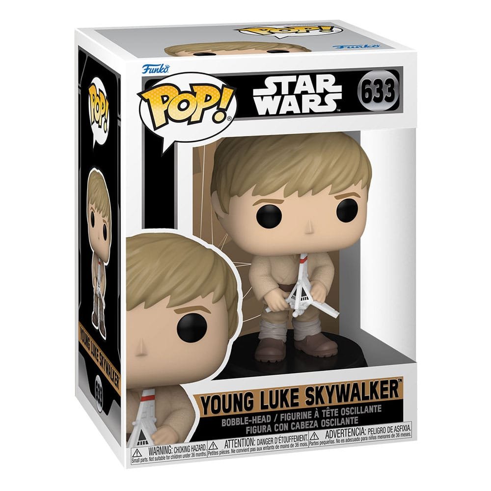 Zdjęcia - Figurka / zabawka transformująca Funko POP! Star Wars, figurka kolekcjonerska, Young Luke Skywalker, 633 