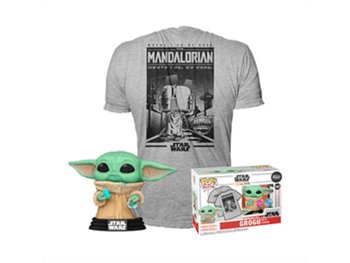 Funko Pop! & Tee: Mando - Grogu Z Ciasteczkiem (Dziecko, Baby Yoda) Z Ciasteczkiem - Bardzo Duży - (Xl) - Inna marka