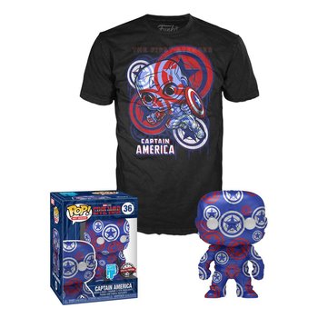 Funko POP! & Tee, zesatw, Marvel, Kapitan Ameryka, XL - Funko POP!