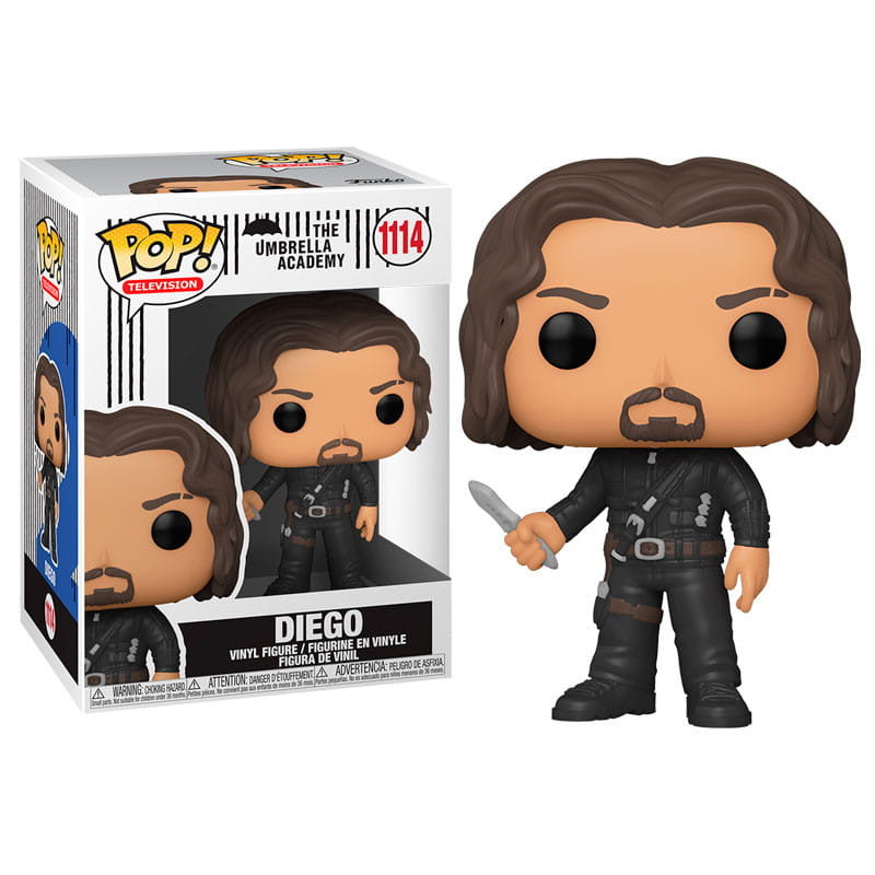 Funko POP! Television, figurka kolekjonerska, The Umbrella Academy, Diego, 1114
