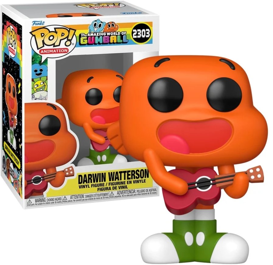 funko pop! the amazing world of gumball animation 2303 darwin