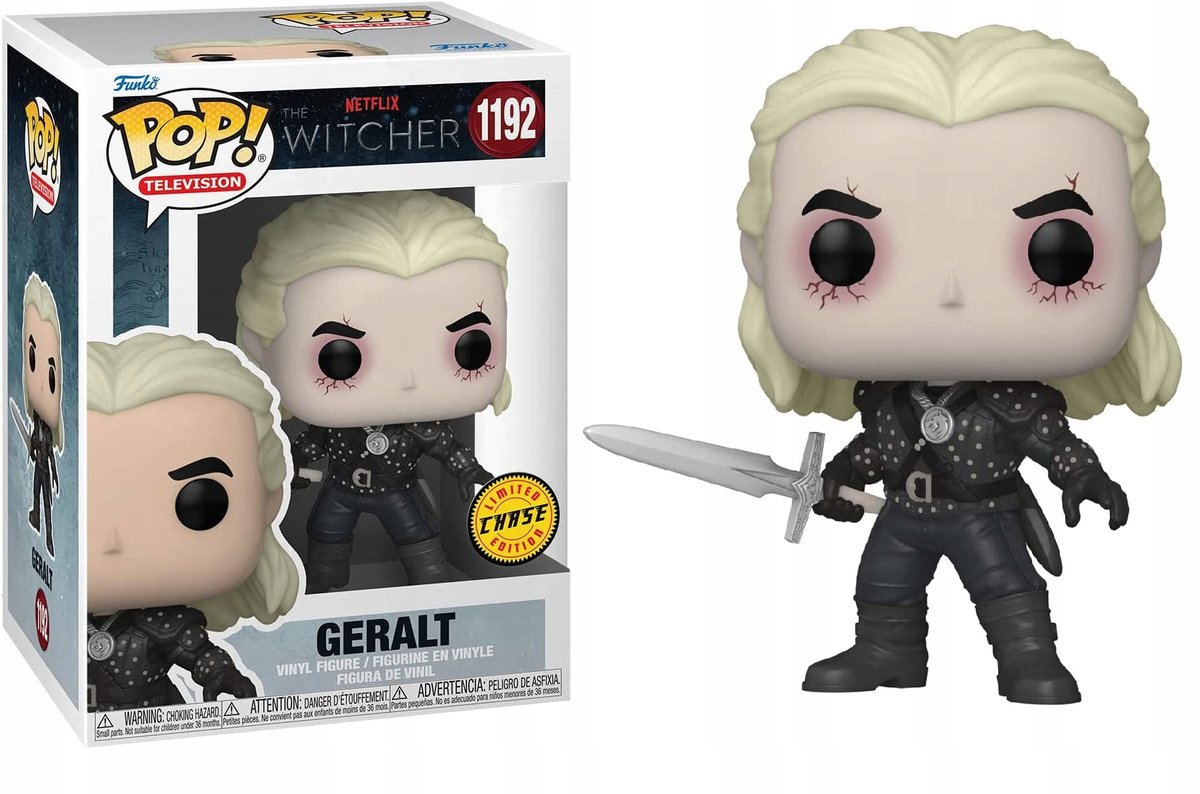 FUNKO POP!  ウィッチャー　ゲラルト&ヴェセミル限定 funko pop! witcher wiedźmin geralt chase 1192 - Funko | Sklep