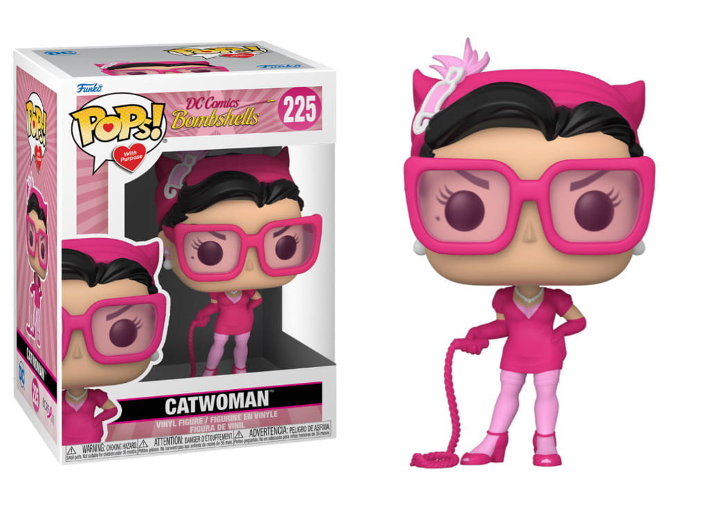 Funko POP! With Purpose, figurka kolekcjonerska, DC Bombshells, Catwoman, 225