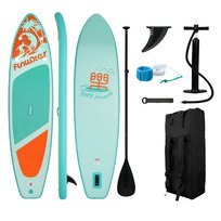 FUNWATER FW28C DESKA SUP POMPOWANA PADDLE BOARD Antypoślizgowy Pokład EVA 350X87X15cm 190KG FUNWATER