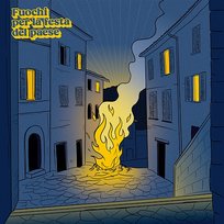 Fuochi per la festa del paese Lo Straniero