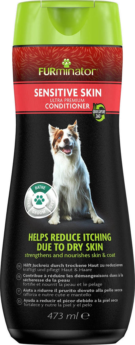 Фото - Косметика для собаки Zolux FURMINATOR Sensitive Skin Ultra Premium Conditioner 473ml 
