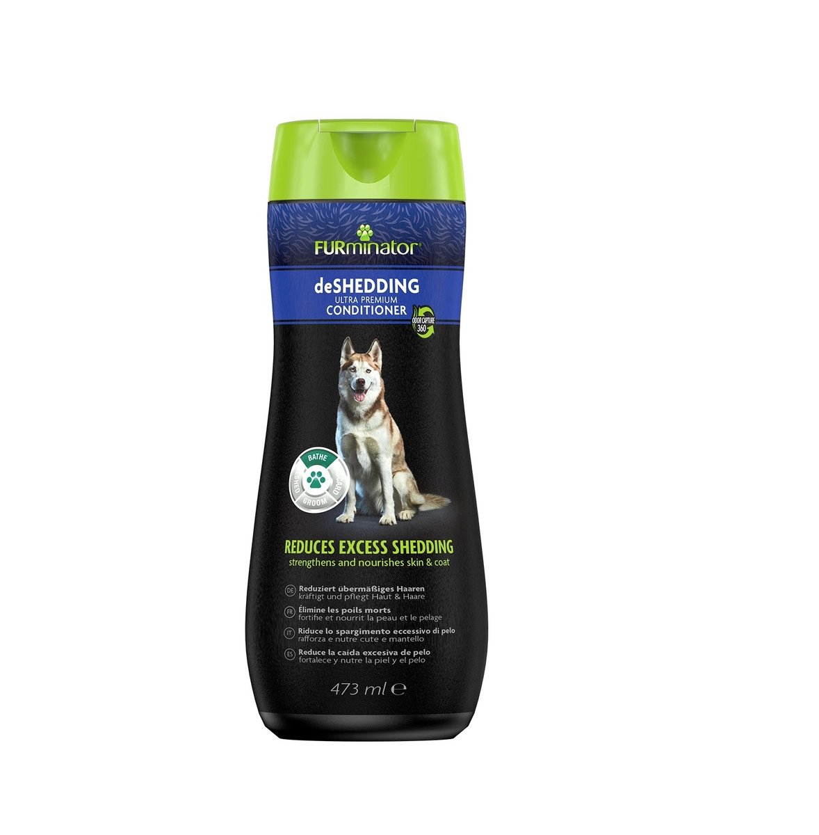 Фото - Косметика для собаки FURminator , Ultra Premium odżywka zmniejszająca linienie, 473 ml 