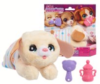 FURREAL NEWBORNS Interaktywny PIESEK + Akcesoria JUP FURREAL