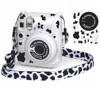 Futerał Etui Case Pokrowiec Do Fujifilm Instax Mini 12 + Naklejki / Krówka