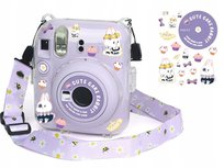 Futerał Etui Case Pokrowiec Do Fujifilm Instax Mini 12 + Naklejki / Słodki Królik