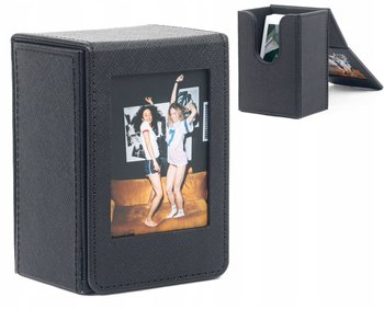 Futerał Etui Case Pudełko Box Na 100x Zdjęcia Do Fuji Instax Mini 12 11 40 9 8 7 Evo Link Liplay / Czarny - LOVEINSTANT