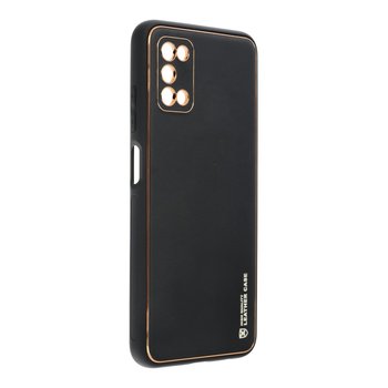 Futerał Forcell LEATHER Case skórzany do SAMSUNG Galaxy A03S czarny - Forcell