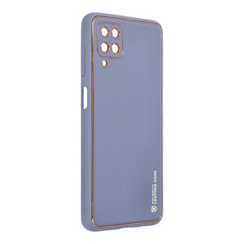 Futerał Forcell LEATHER Case skórzany do SAMSUNG Galaxy A03S niebieski - Forcell