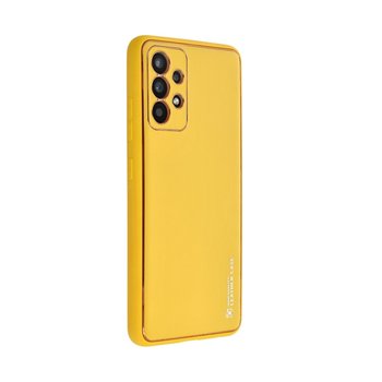 Futerał Forcell LEATHER Case skórzany do SAMSUNG Galaxy A53 5G żółty - Forcell