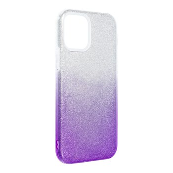Futerał Forcell SHINING do IPHONE 12 / 12 PRO transparent/fiolet - Forcell
