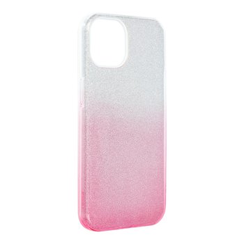 Futerał Forcell SHINING do IPHONE 13 transparent/róż - Forcell