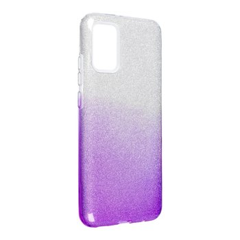 Futerał Forcell SHINING do SAMSUNG Galaxy A02S transparent/fiolet - Forcell