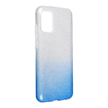 Futerał Forcell SHINING do SAMSUNG Galaxy A02S transparent/niebieski - Forcell