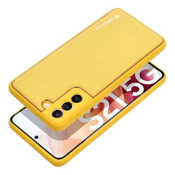 Futerał LEATHER Case skórzany do SAMSUNG Galaxy A55 5G żółty - Inny producent