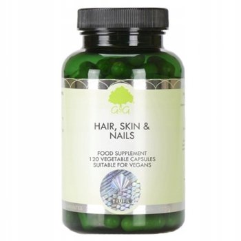 G&G, Włosy Skóra Paznokcie, Suplement diety, 120 kaps.. - G&G
