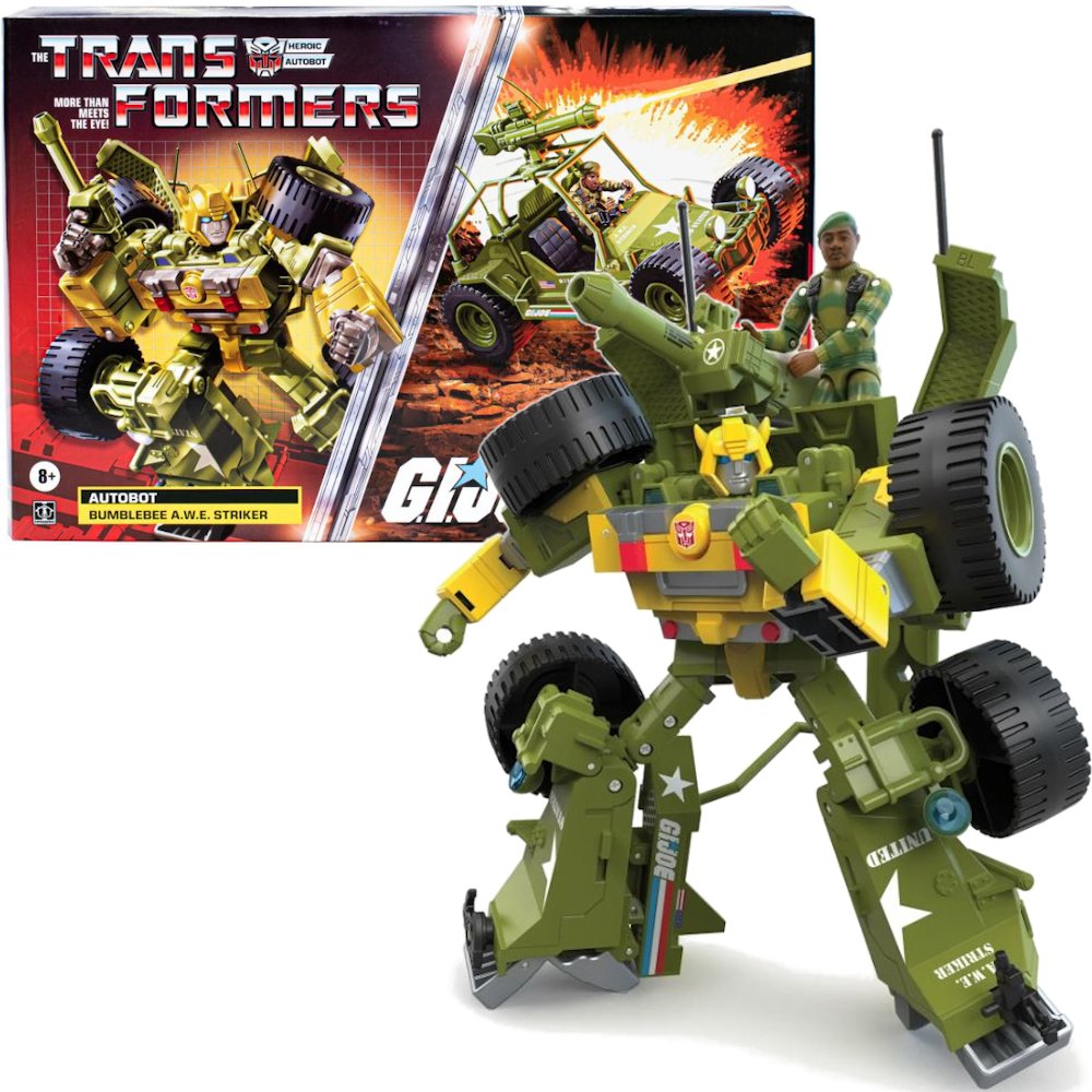 Zdjęcia - Figurka / zabawka transformująca Hasbro G.I. Joe X Transformers Lonzo 'Stalker' Wilkinson Bumblebee A.W.E. Striker 