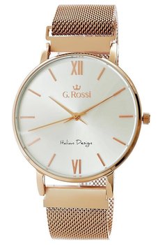 G. Rossi, Zegarek damski, 10401B4-3D3, różowe złoto - G. Rossi