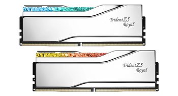 G.skill pamięć pc ddr5 32gb (2x16gb) trident z5 royal rgb 6400mhz cl30 srebrna - G.SKILL