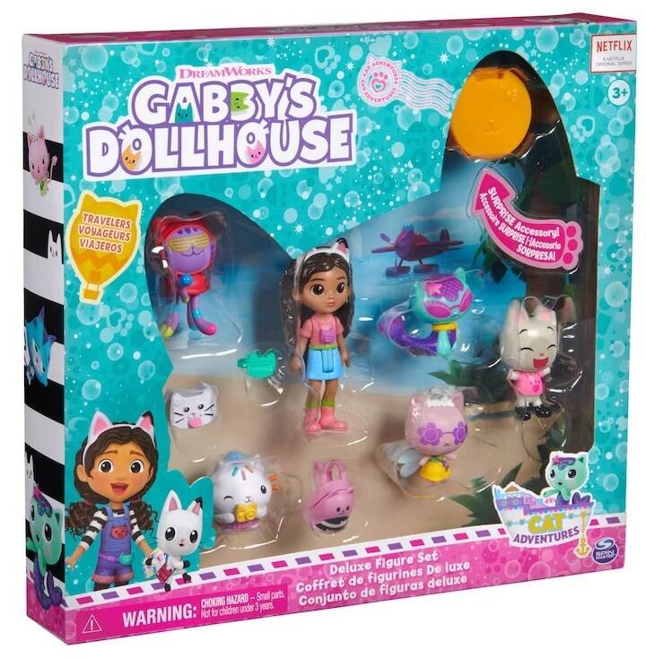 Фото - Фігурки / трансформери Spin Master Gabby'S Dollhouse Koci Domek Gabi Zestaw Deluxe 11 Elementów Figurki 