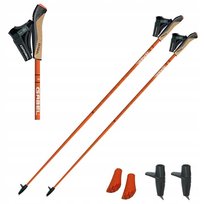 Gabel, Kije Nordic Walking, X-1.35 Active, pomarańczowy, 125 cm