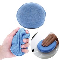 Gąbka Aplikator Z Mikrofibry Polerski Woskowanie Fl 12,5Cm Pad 1Szt. EM Automotive