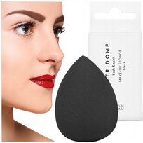 GĄBKA DO PODKŁADKU MAKIJAŻU blender czarny MIĘKKA okrągła MAKE UP NUTRIDOME