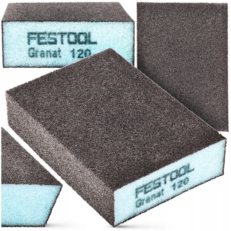 GĄBKA SZLIFIERSKA FESTOOL P120 KLOCEK KOSTKA Do Szlifowania Gładzi 201082