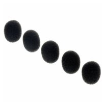 Gąbki Osłony Owiewki Na Mikrofon Nagłowny Czarna 5 Szt.