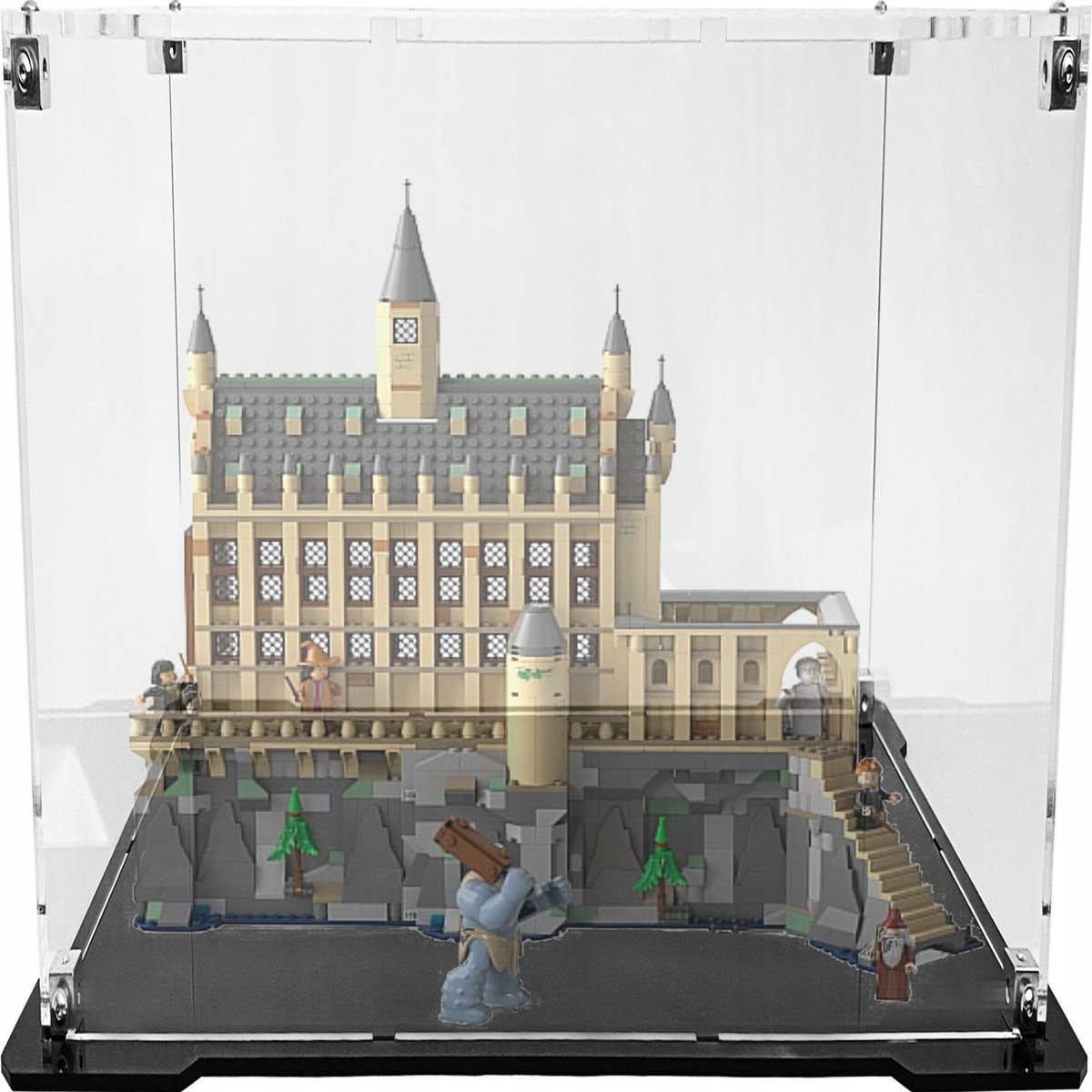 Inny producent Inny Producent Gablota Z Czarną Podstawą Do Zestawu Lego 76435 - Zamek Hogwart Wielka Sala