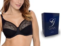 Gaia Nancy 059 , Biustonosz Soft , Czarny , 75E GAIA
