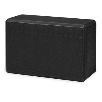 Gaiam, Kostka do jogi, Embossed 63438, czarny, 23x10x15cm - GAIAM