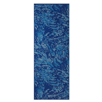 Gaiam, Mata do jogi , niebieski 17x61cm - GAIAM