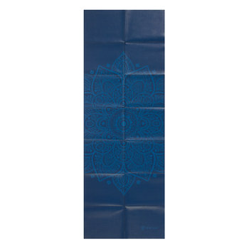 Gaiam, Mata składana do jogi, niebieski, 173x61cm - GAIAM
