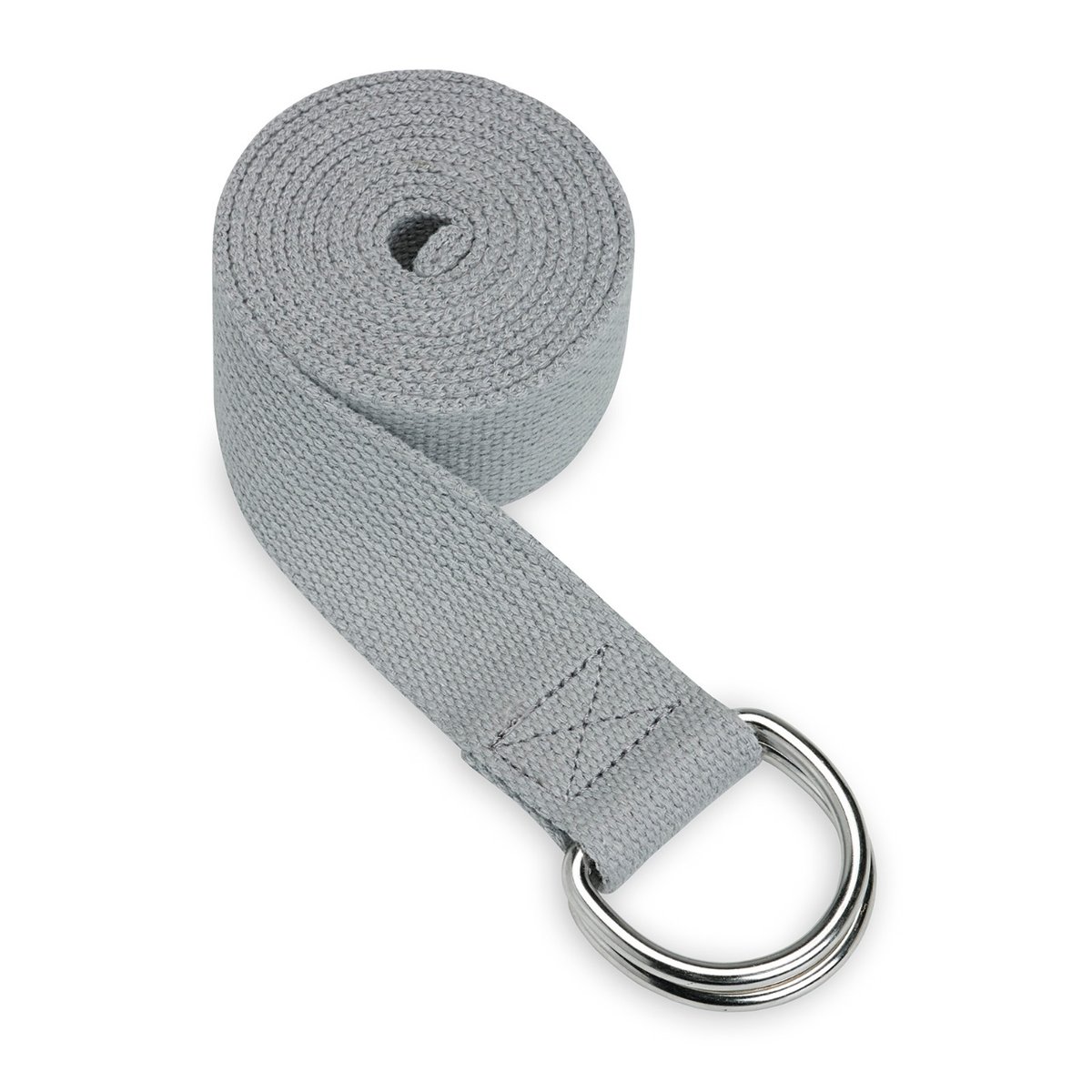 GAIAM, poliestrowy pasek do jogi, szary, 183 cm