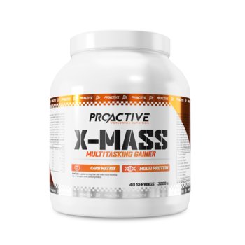 GAINER X-MASS - ProActive - 3000g WHITE CHOCOLATE - Proactive